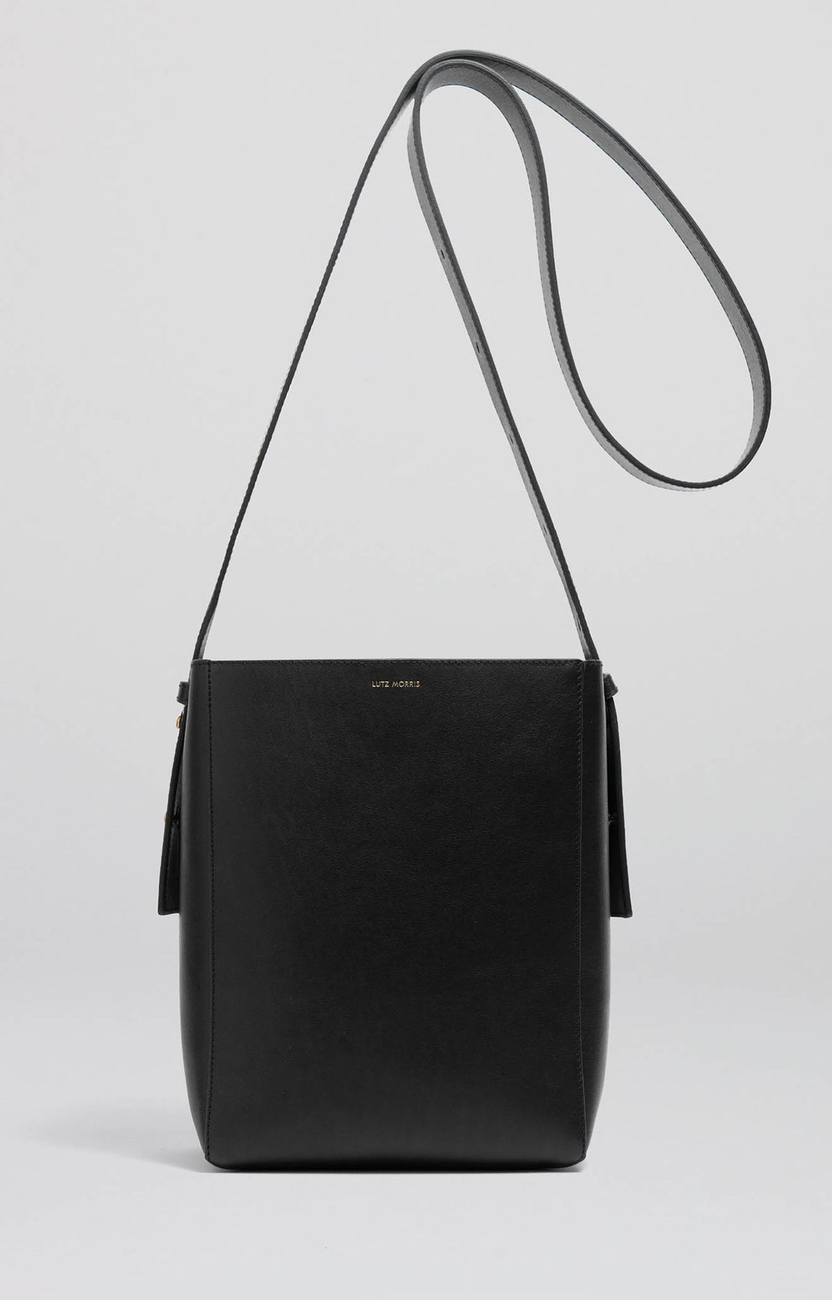 Parker M | Black Smooth - Long Strap – Lutz Morris