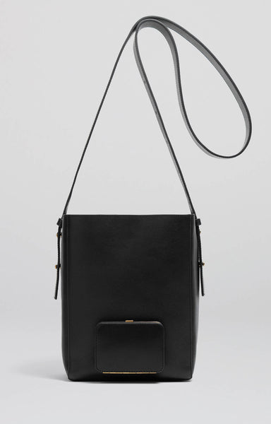 Parker M | Black Smooth - Long Strap – Lutz Morris