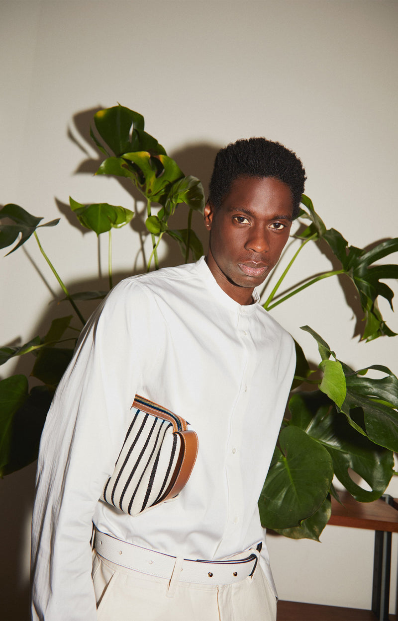 Butler | creme & black stripe