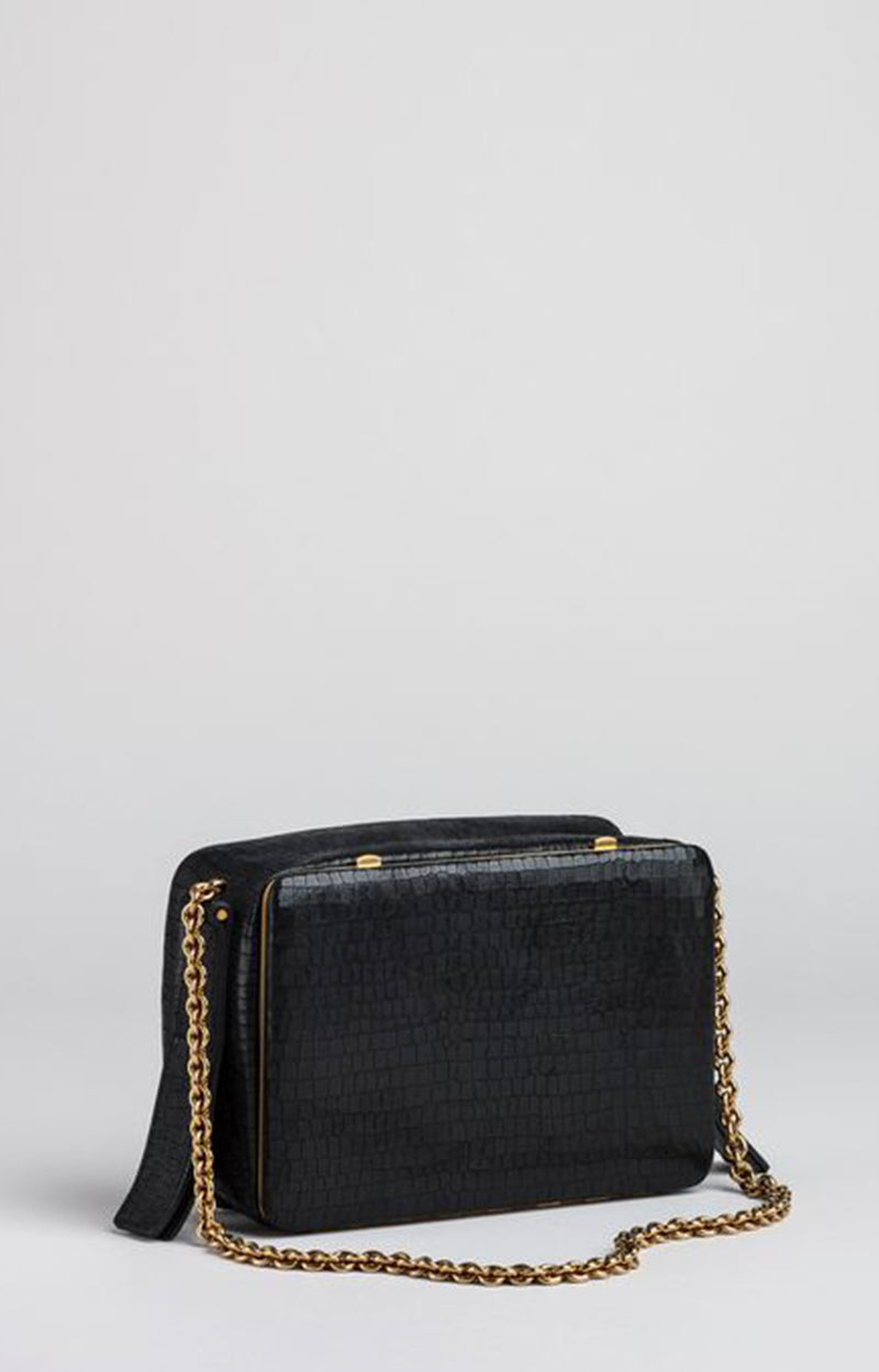 Morrow | Black Mini 'Croco'