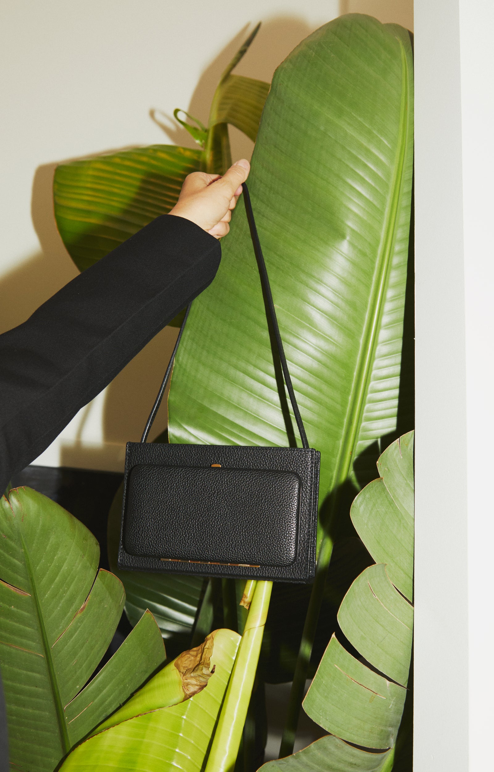 Parker Horizon | Black pebbled - Short Strap – Lutz Morris