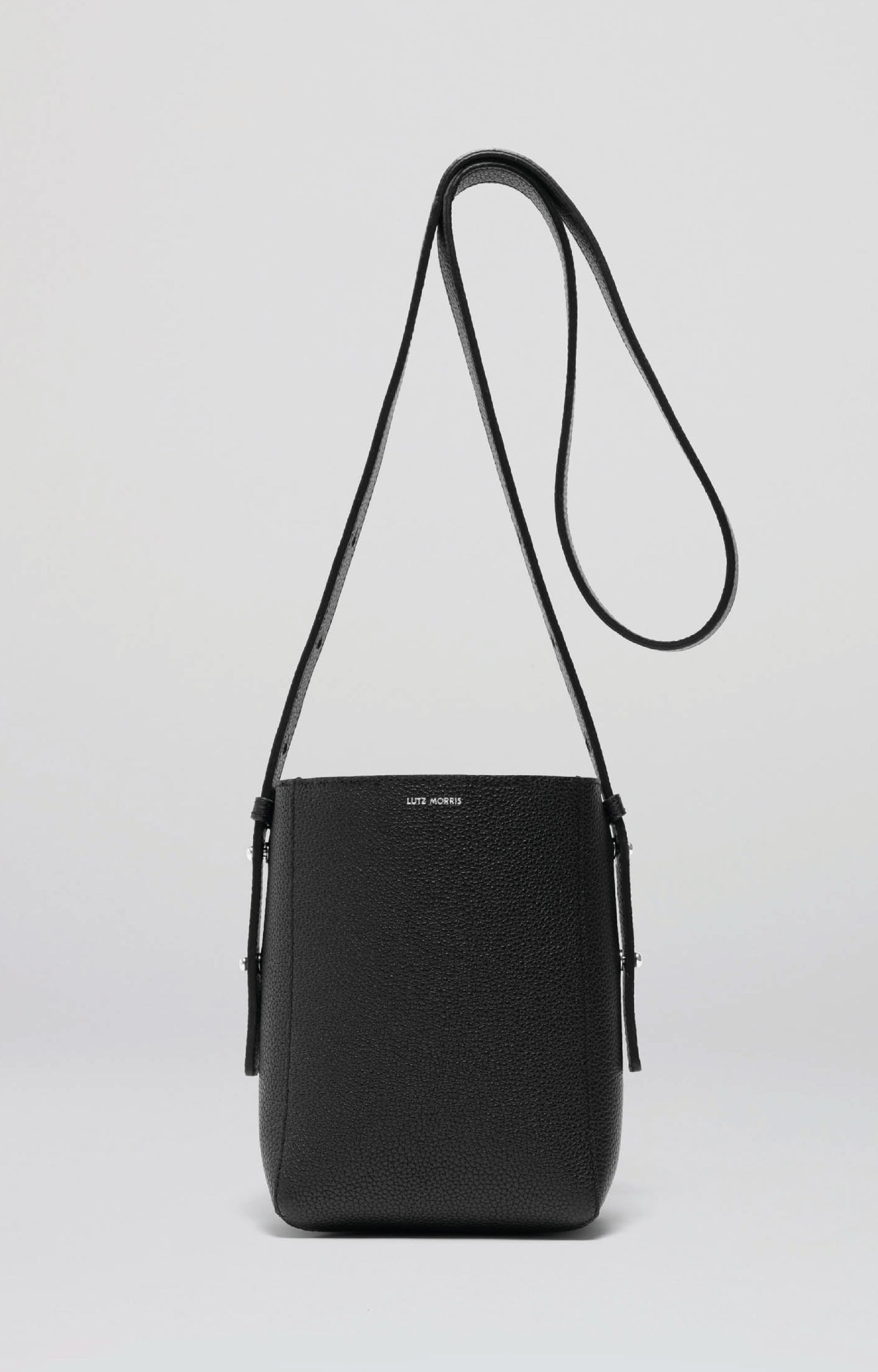 Parker S | Black pebbled | Silver – Lutz Morris