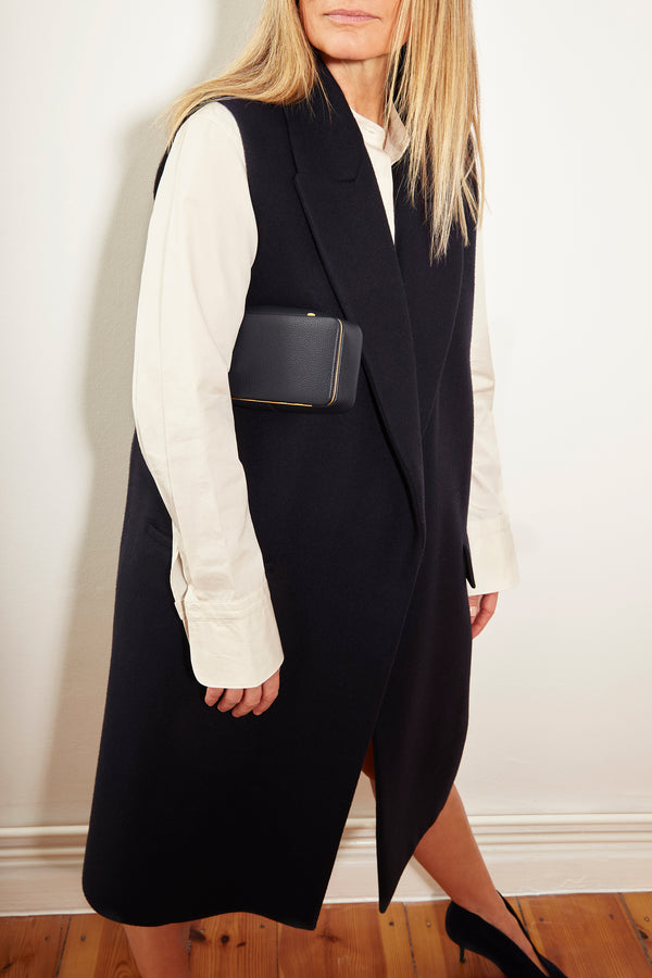 Emma | Navy pebbled